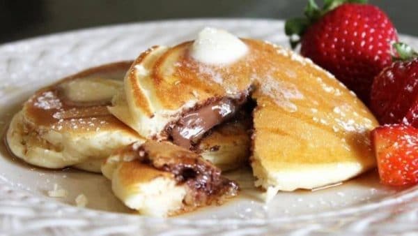 Recette Pancakes Fourrés au Nutella