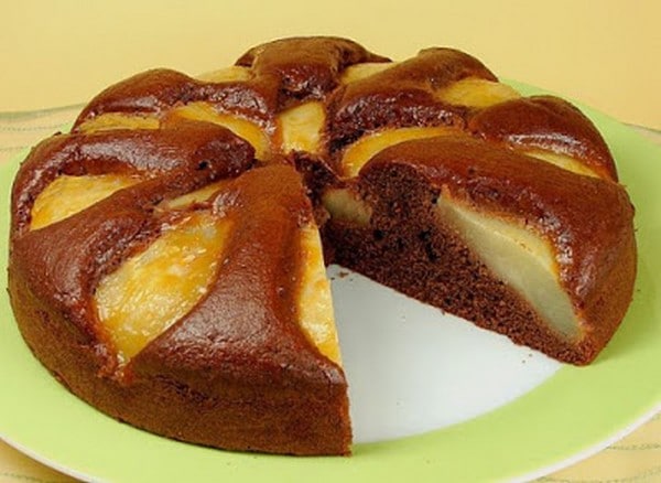 Recette Gâteau Poires-Chocolat