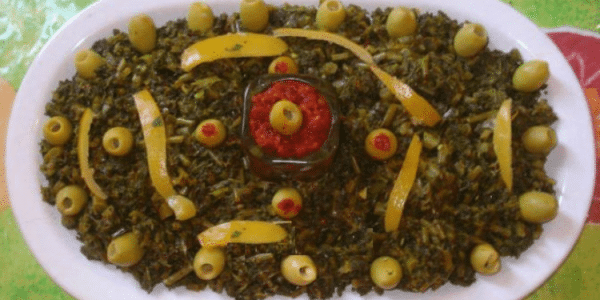 Recette tunisienne de la salade de mauve ou Khobbiza